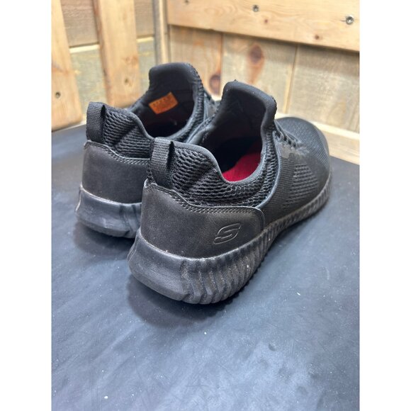 Skechers Womens 10W Black Slip-Resistant Air-Cooled Memory Foam Athletic Shoes - Picture 5 of 8